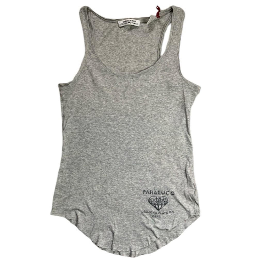 Parasuco Grey Scoop Racerback Tank